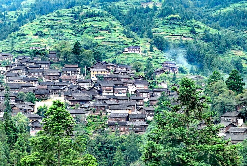 Miao Village View in Guizhou