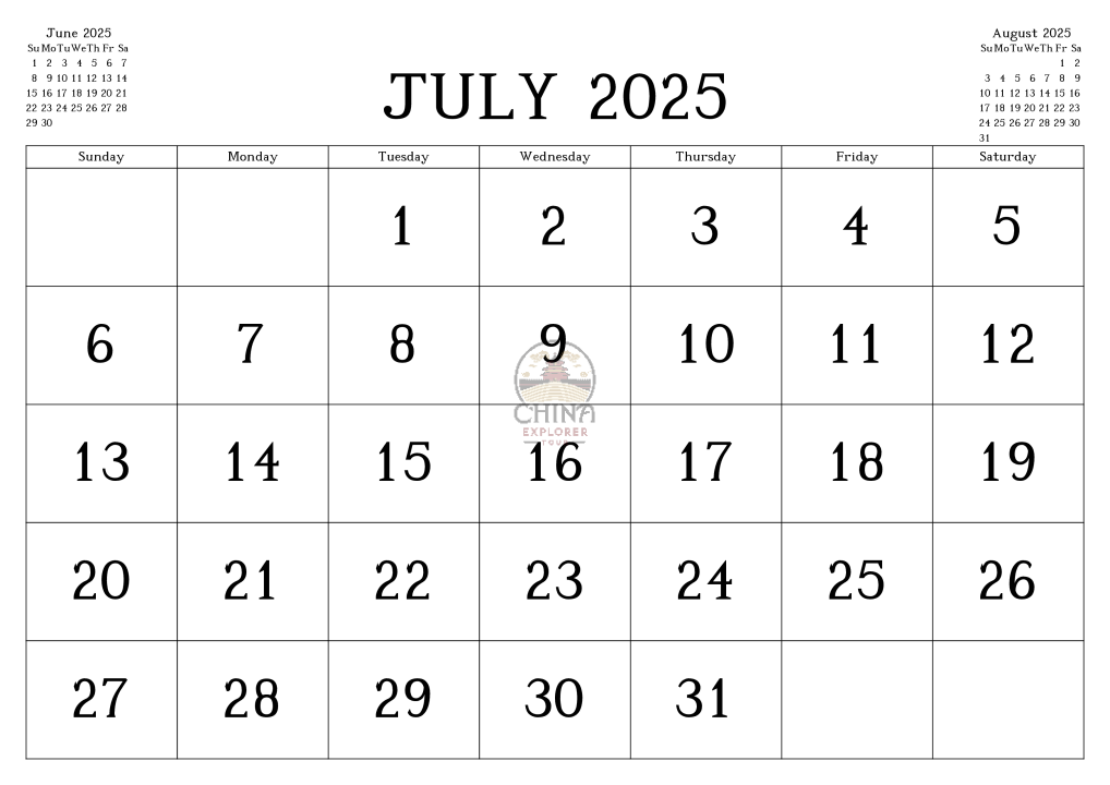 2025 China Public Holidays