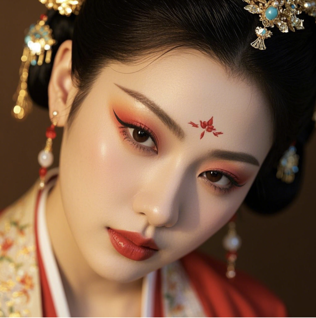 Chinese Hanfu makeup