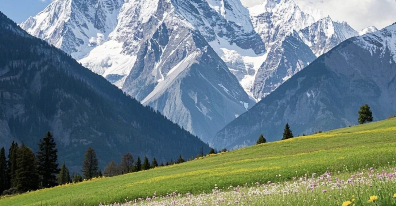 Spring in Shangri-La: Where Snow-Capped Peaks Meet Seas of Blossoms