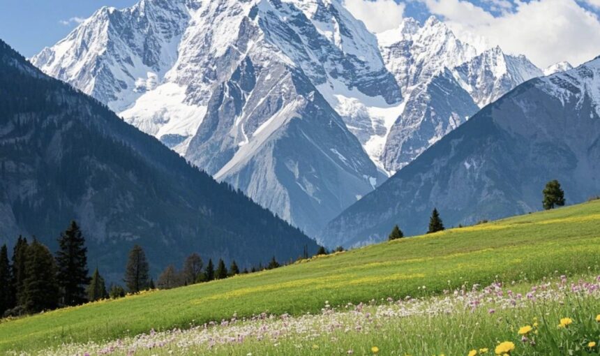 Spring in Shangri-La: Where Snow-Capped Peaks Meet Seas of Blossoms