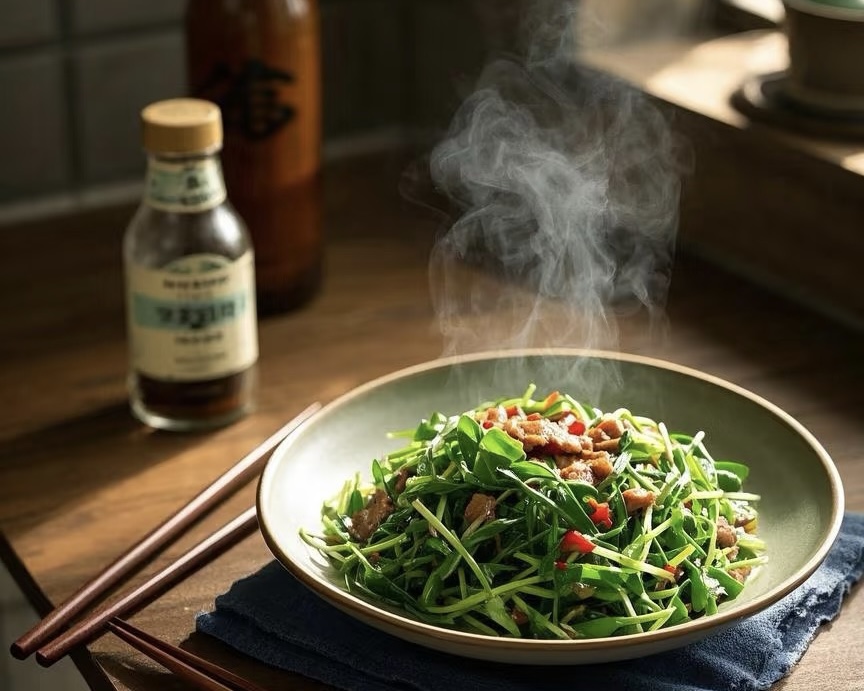 Stir-Fried Pea Shoots
