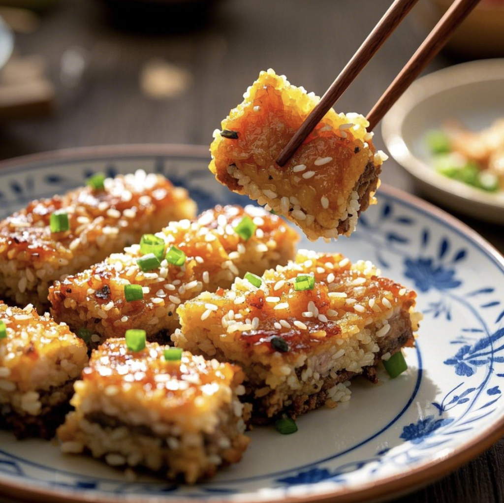 Guizhou food-steamed sticky rice with ribs