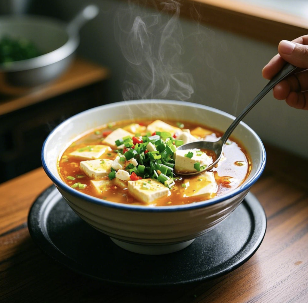 Guizhou food-fresh tofu soup