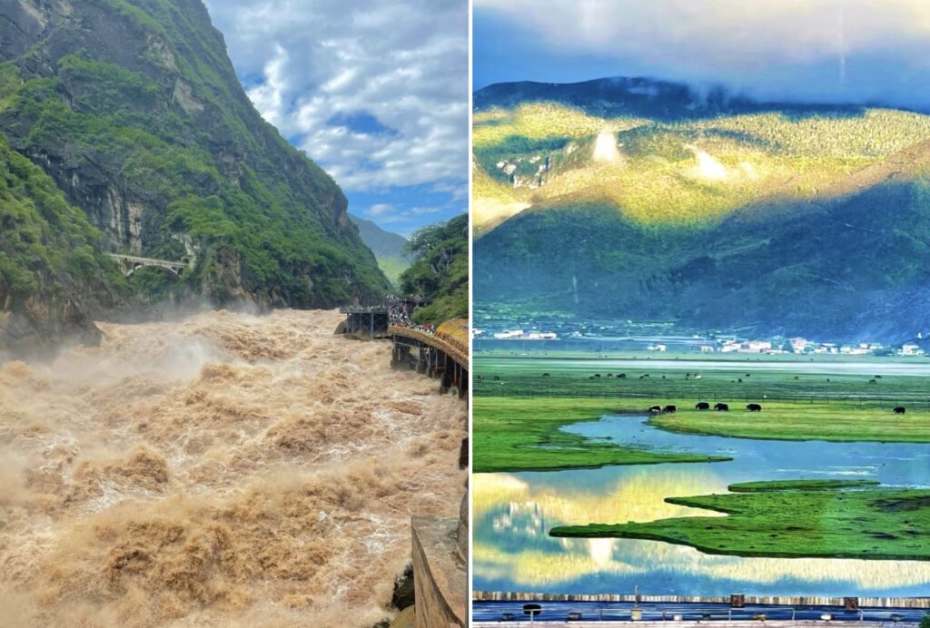 Tiger Leaping Gorge and Napa Lake
