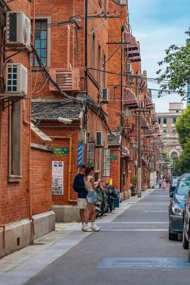 Longtang lane houses in Hongkou District, Shanghai