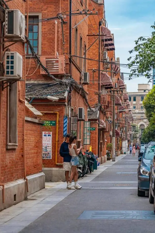 Longtang lane houses in Hongkou District, Shanghai