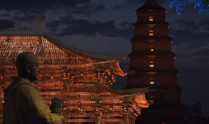 Discovering Big Wild Goose Pagoda and North Square with Local Insights