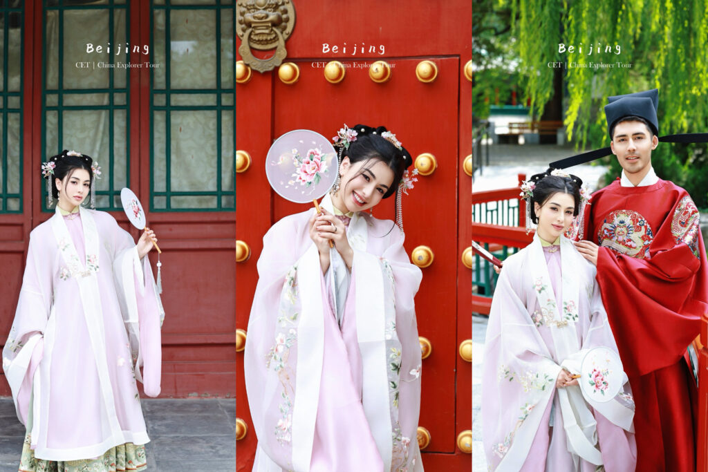 hanfu photo shoot in Beijing