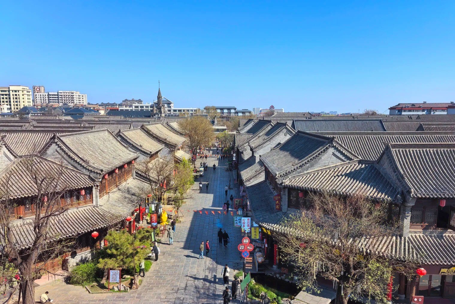 qingzhou ancient city scenic area, weifang, shandong, chinatrip