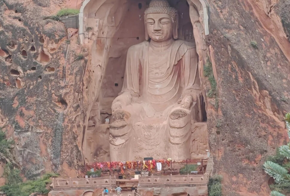 Xumishan Grottoes,Guyuan,Ningxia,Chinatravel