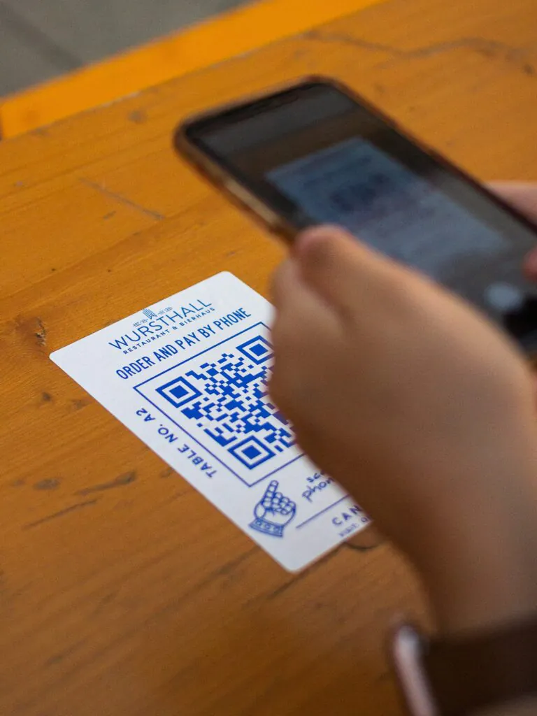 Scan QR code to order