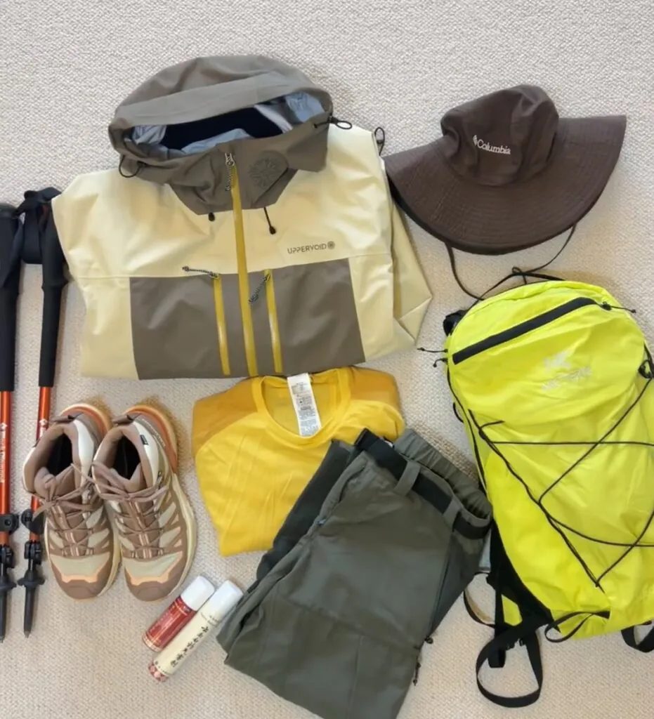 Chinese hiking gear