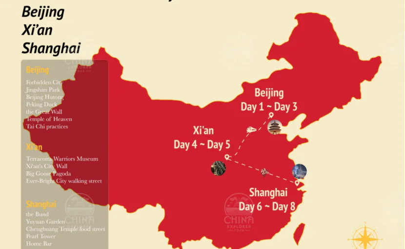 Days China Group Tours with China Explorer Tour: Discover Beijing, Xi’an, and Shanghai