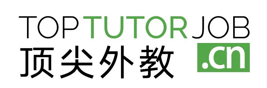TopTutorJob logo with 'TOP TUTOR JOB', green 'TUTOR', Chinese text below, and a green .cn badge.