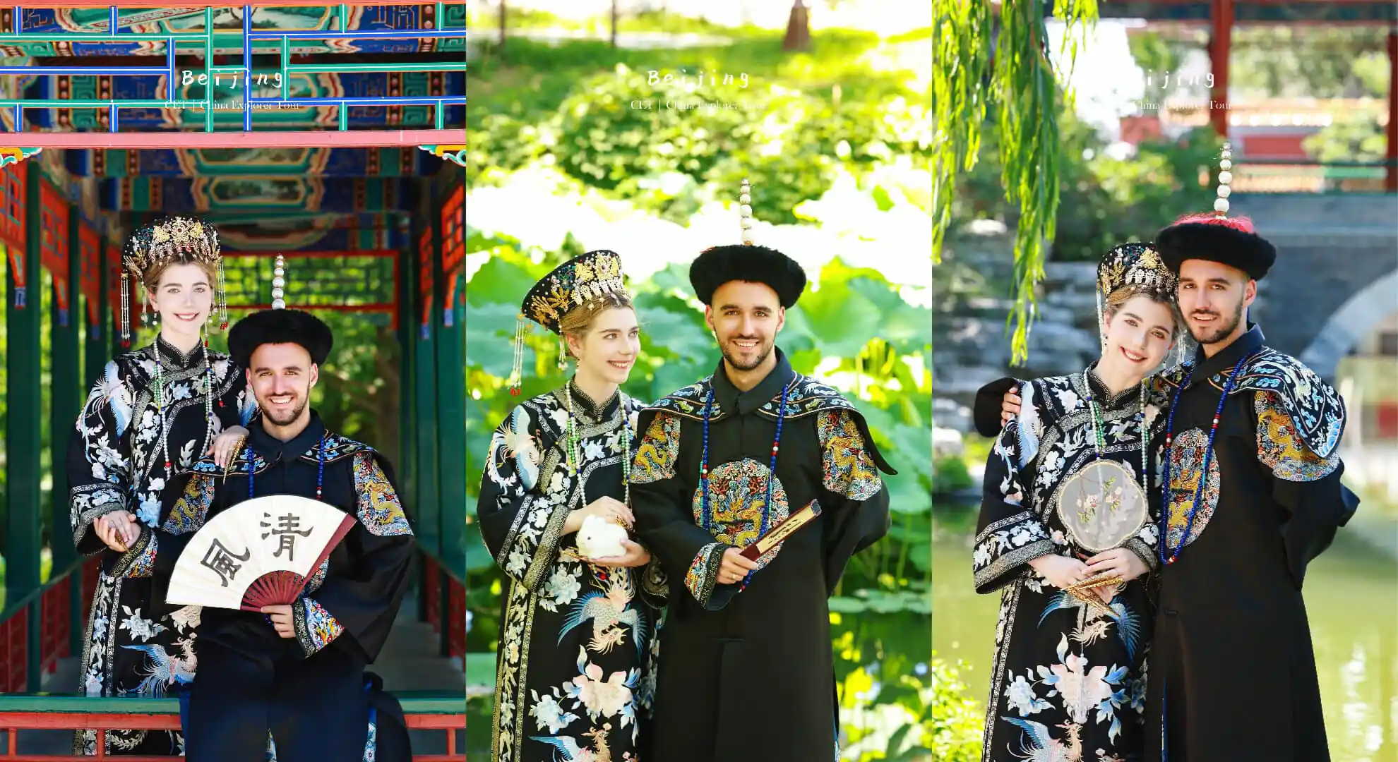 hanfu photoshoot, zhongshan park, beijing, couple, chinatrip