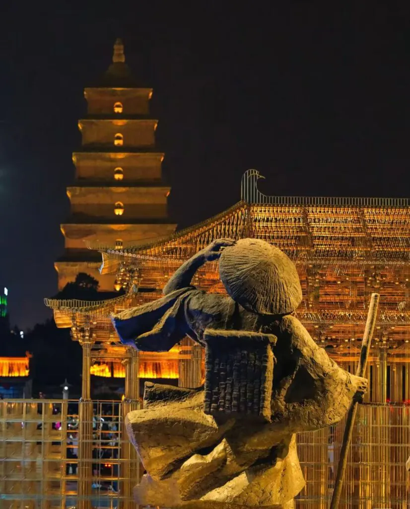 Xi'an’s Giant Wild Goose Pagoda