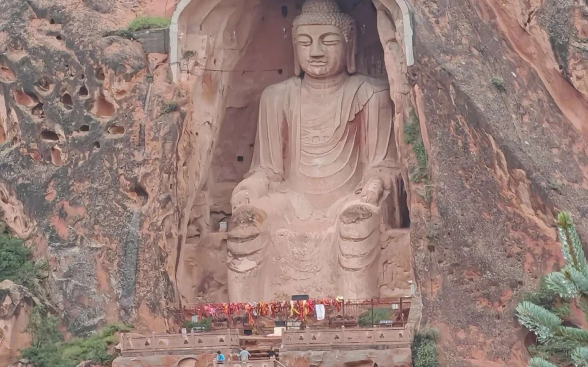 Xumishan Grottoes,Guyuan,Ningxia,Chinatravel