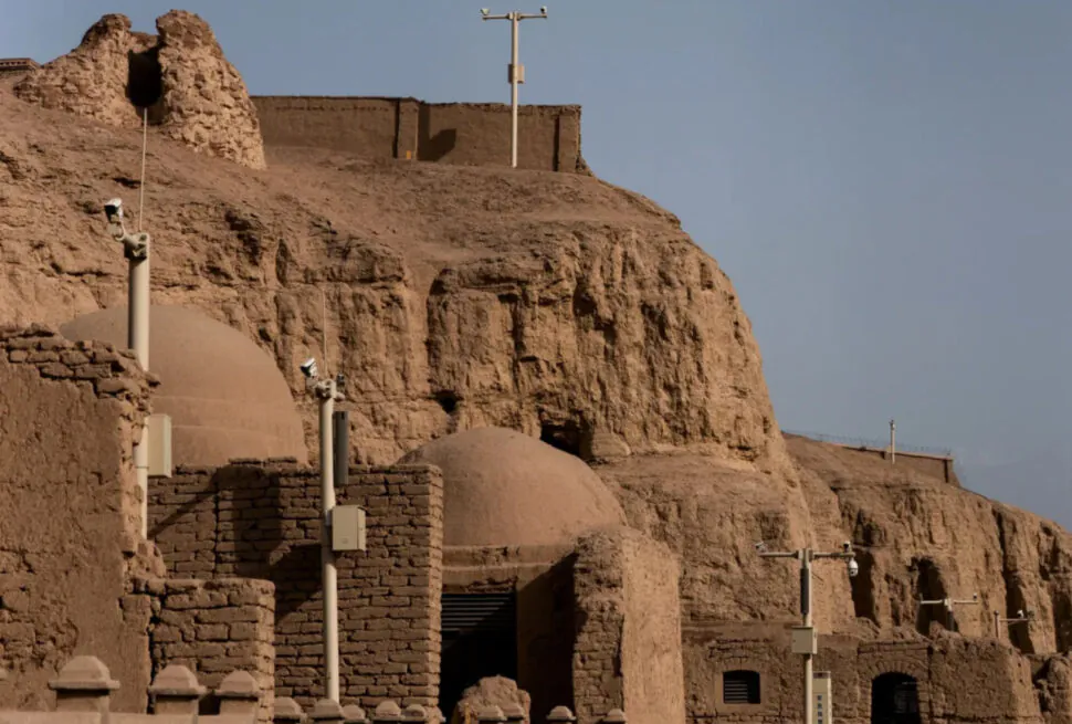 Bezeklik Thousand Buddha Caves,Turpan,Xinjiang,Chinatravel